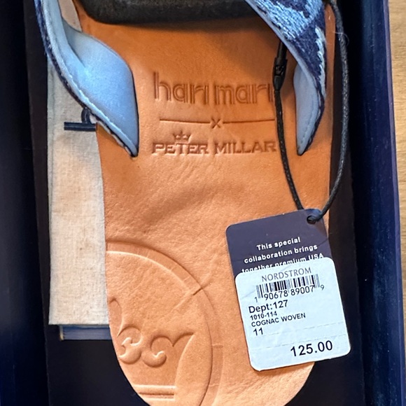 Peter Millar Black and Tan Sandals - Picture 3 of 6